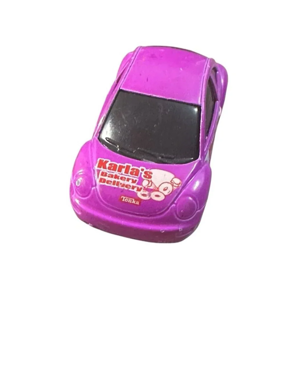 Maisto Volkswagen New Beetle Tonka 2002 Hasbro Pink Karla's Bakery Delivery 113